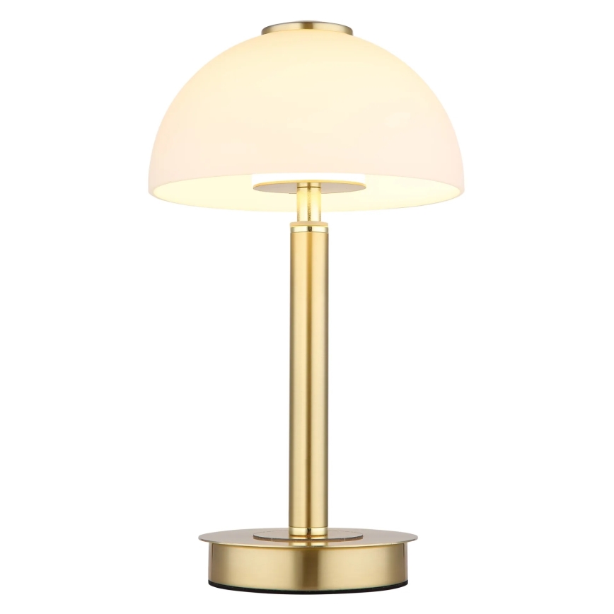 Globo - LED aptumšojama pieskāriena galda lampa LED/7W/230V 3000K misiņš