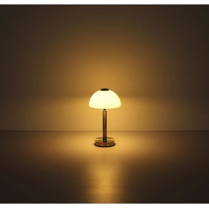 Globo - LED aptumšojama skārienjūtīga galda lampa LED/7W/230V 3000K matēts hroms