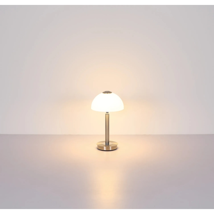 Globo - LED aptumšojama skārienjūtīga galda lampa LED/7W/230V 3000K matēts hroms