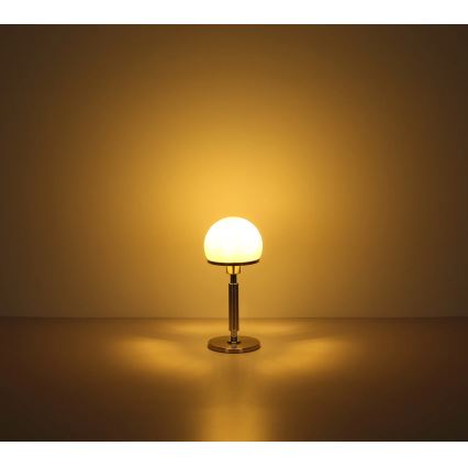 Globo - Galda lampa 1xE27/40W/230V zelta