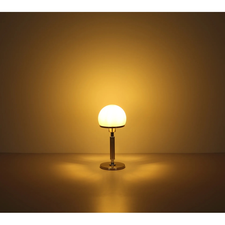 Globo - Galda lampa 1xE27/40W/230V zelta