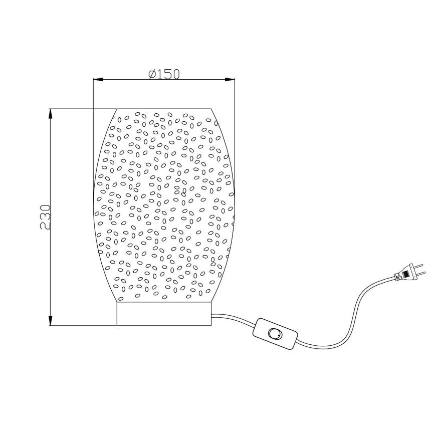 Globo - Galda lampa 1xE27/40W/230V