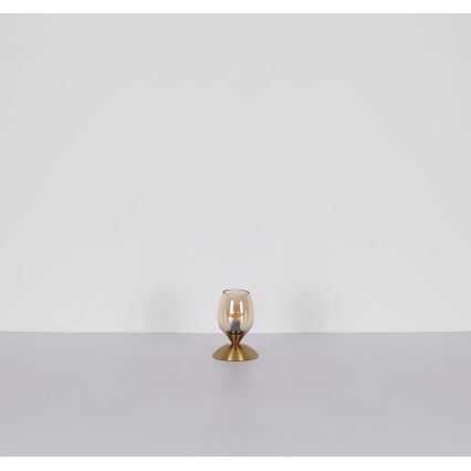 Globo - Galda skārienvadāma lampa 1xE14/25W/230V misiņš
