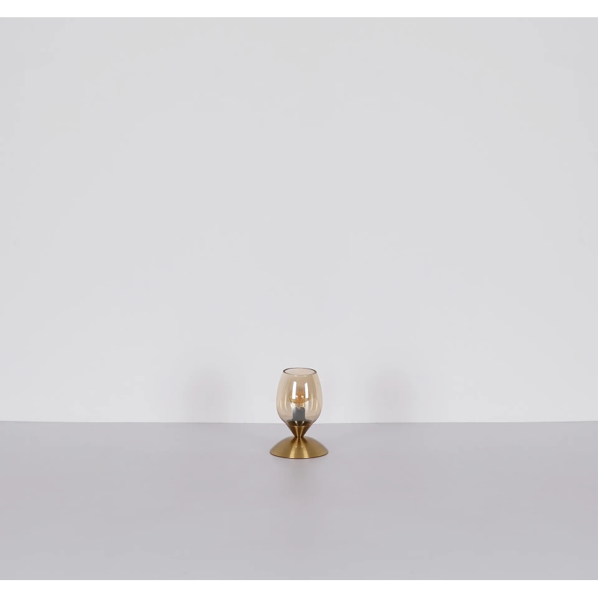 Globo - Galda skārienvadāma lampa 1xE14/25W/230V misiņš