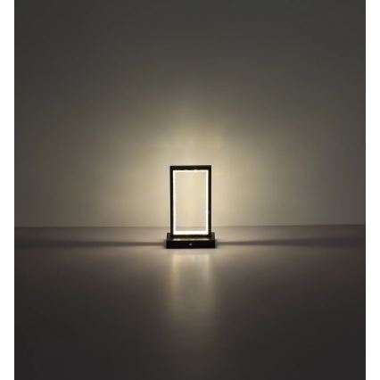Globo - LED Aptumšojama skārienvadāma galda lampa LED/3W/3,7V 2700K/4000K/6500K 1800 mAh USB melna