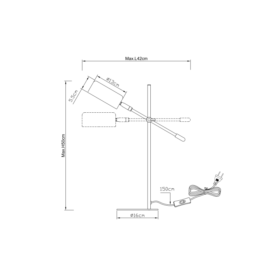 Globo - Galda lampa 1xE14/25W/230V