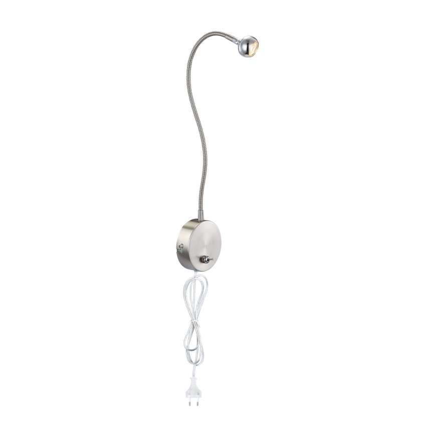 Globo - LED Pielāgojama lampiņa LED/3W/230V spīdīgi hromēts