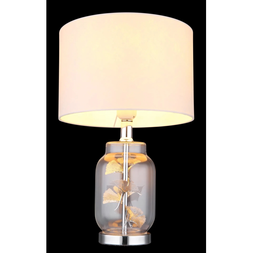 Globo - Galda lampa 1xE27/40W/230V balta