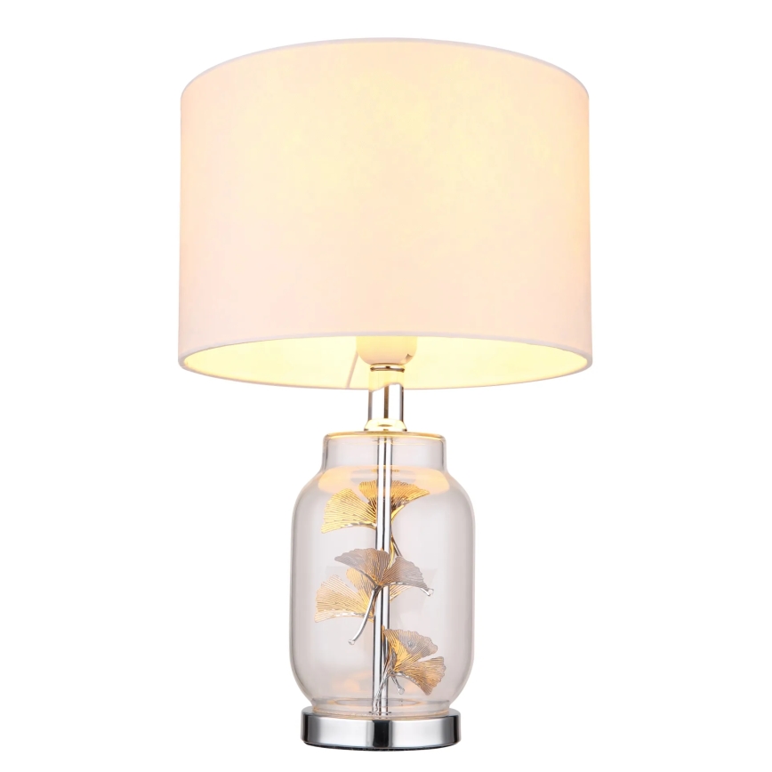 Globo - Galda lampa 1xE27/40W/230V balta