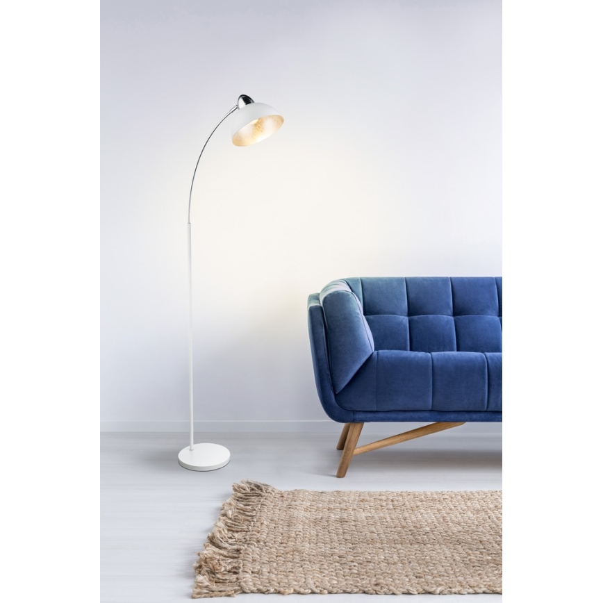 Globo 24703SW - Grīdas lampa ANITA 1xE27/40W/230V