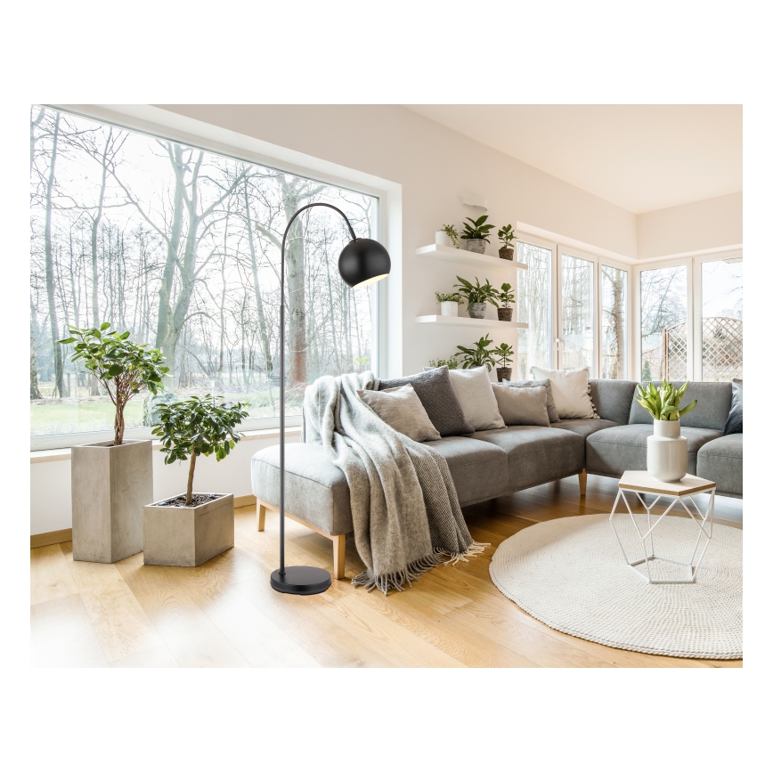 Globo - Grīdas stāvlampa 1xE27/60W/230V melna