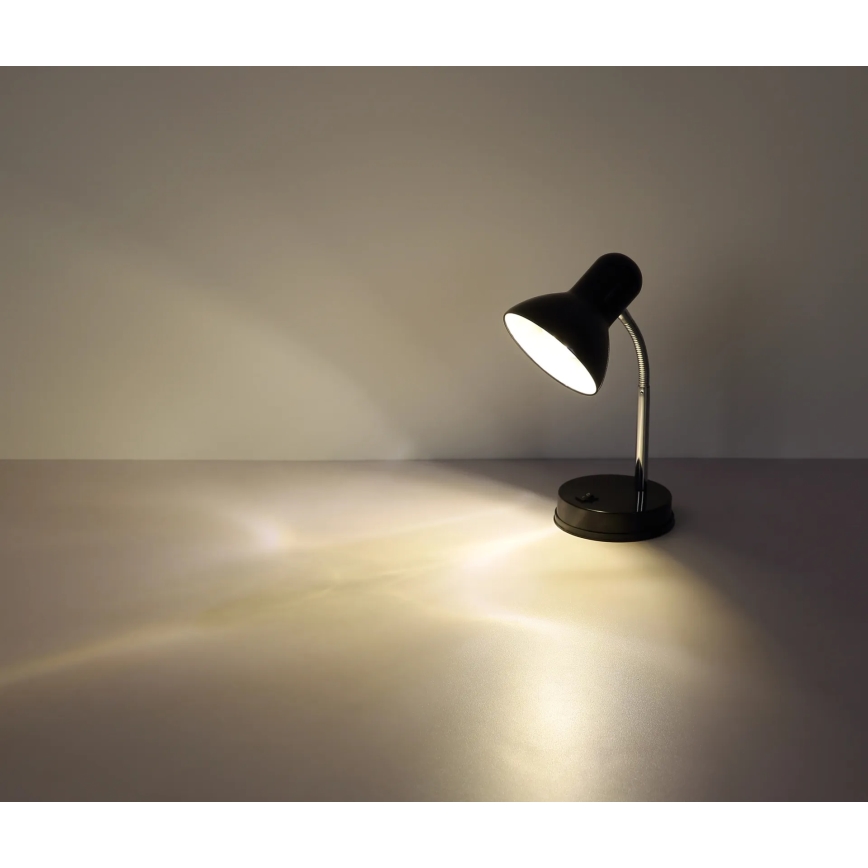 Globo - Galda lampa 1xE27/40W/230V melna
