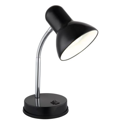 Globo - Galda lampa 1xE27/40W/230V melna
