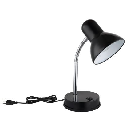 Globo - Galda lampa 1xE27/40W/230V melna