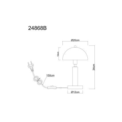 Globo - Galda lampa 1xE14/40W/230V