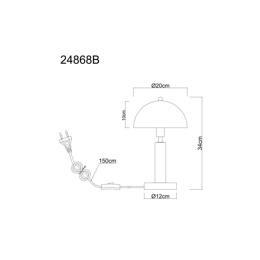 Globo - Galda lampa 1xE14/40W/230V