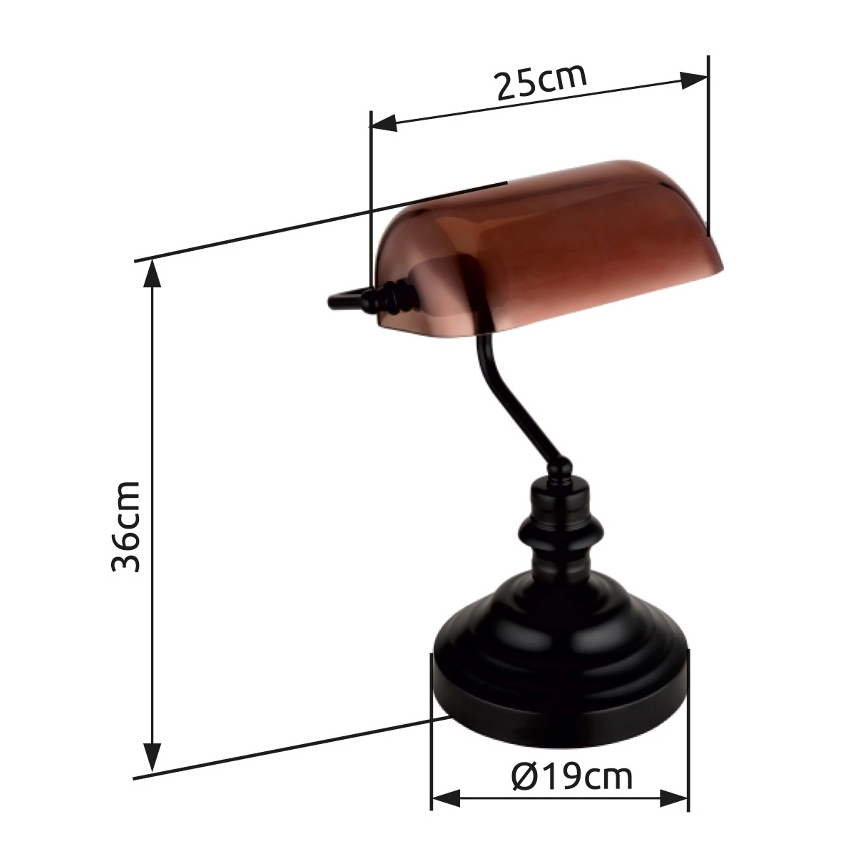 Globo - Galda lampa 1xE27/60W/230V