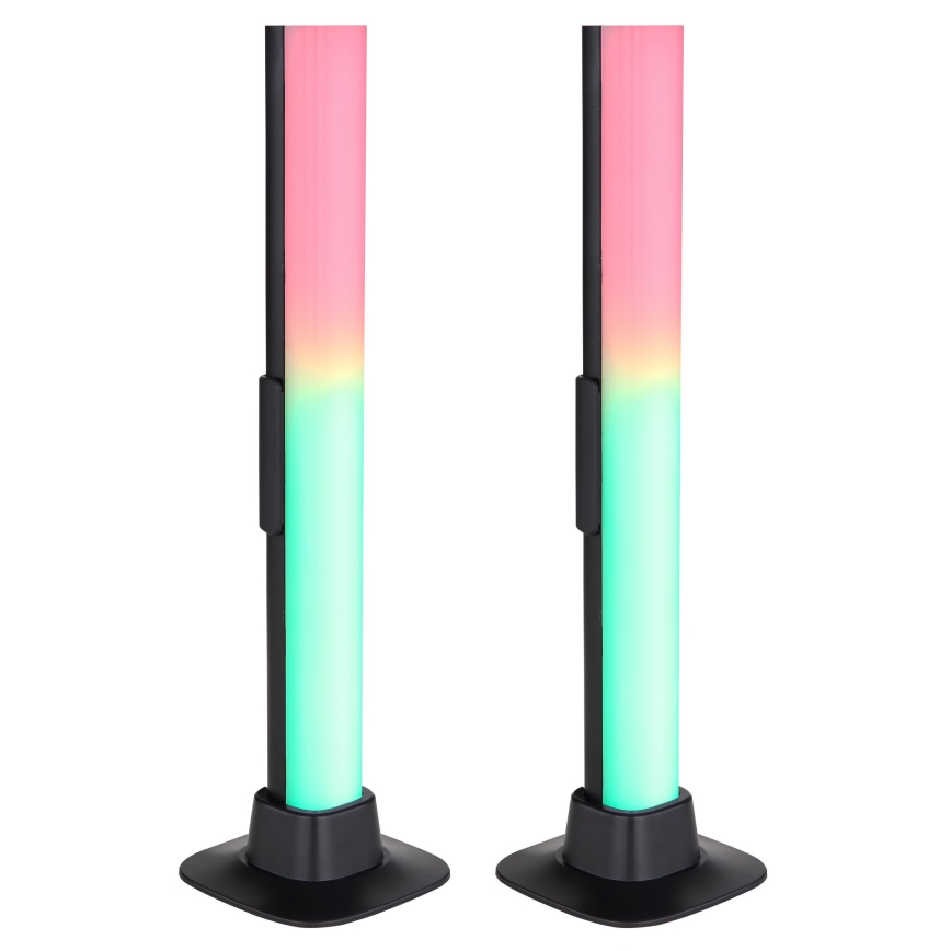 Globo RGB- KOMPLEKTS 2x LED RGB Aptumšojama galda lampa 2in1 LED/2W/5V USB Wi-Fi Tuya