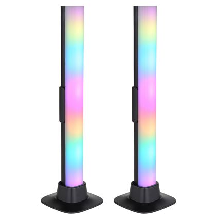 Globo RGB- KOMPLEKTS 2x LED RGB Aptumšojama galda lampa 2in1 LED/2W/5V USB Wi-Fi Tuya