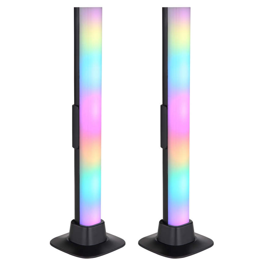 Globo RGB- KOMPLEKTS 2x LED RGB Aptumšojama galda lampa 2in1 LED/2W/5V USB Wi-Fi Tuya