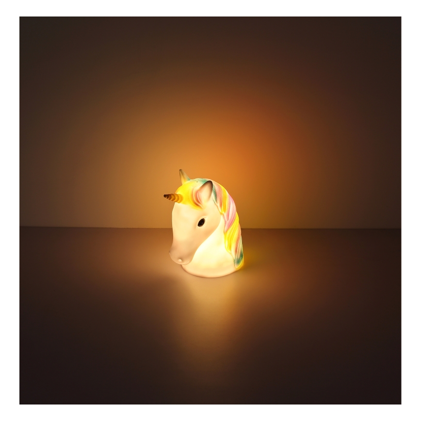Globo - LED Bērnu nakts lampa LED/1W/230/4,5V 3xAA vienradzis