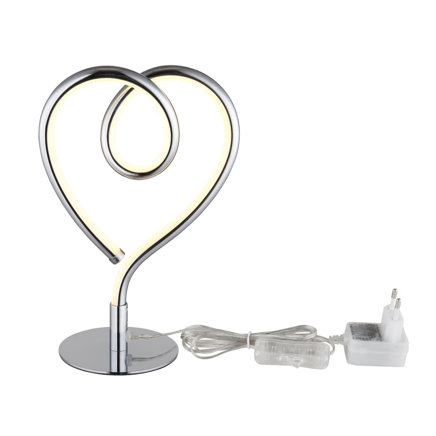 Globo - LED Galda lampa LED/6W/230V spīdīgi hromēts