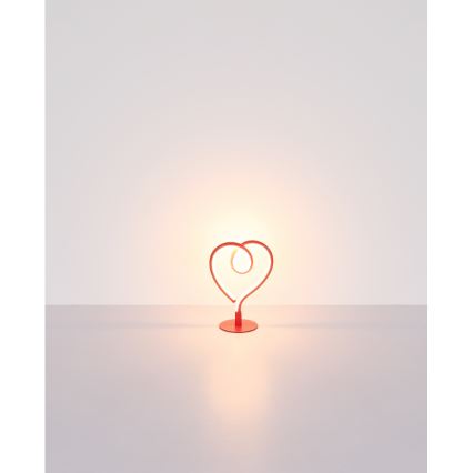 Globo - LED Galda lampa LED/6W/230V sarkana
