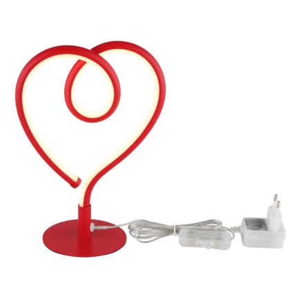 Globo - LED Galda lampa LED/6W/230V sarkana