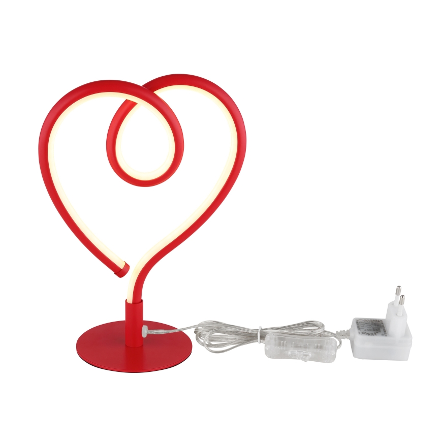 Globo - LED Galda lampa LED/6W/230V sarkana