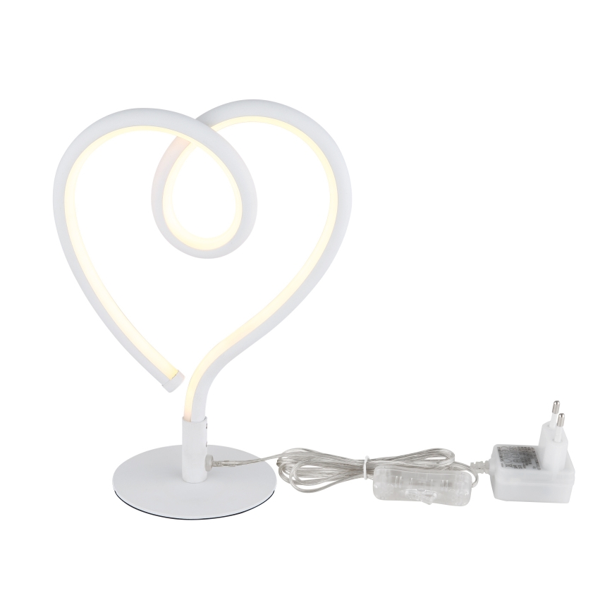 Globo - LED Galda lampa LED/6W/230V balta