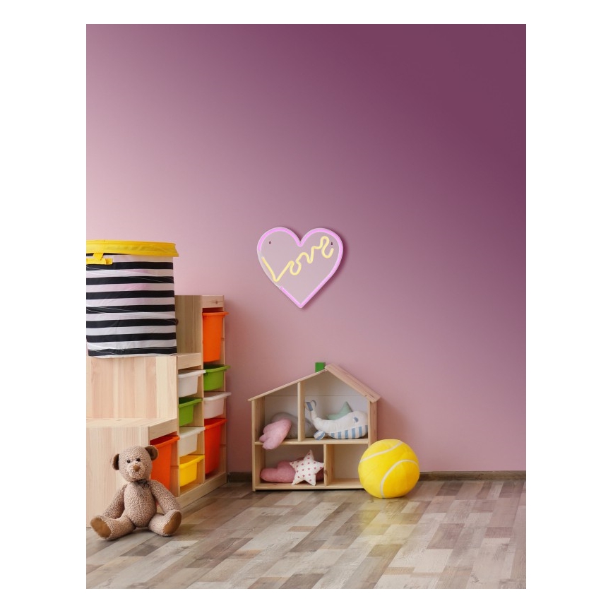 Globo - LED neona sienas dekors LED/3W/USB sirds