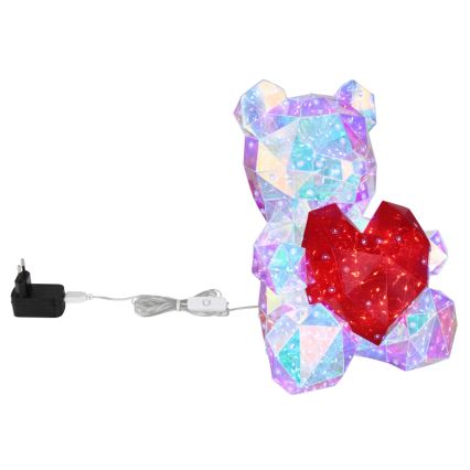 Globo - LED galda dekors dāvanu iepakojumā LED/6W/5V USB lācis