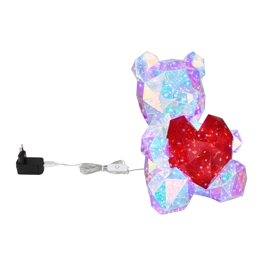 Globo - LED galda dekors dāvanu iepakojumā LED/6W/5V USB lācis