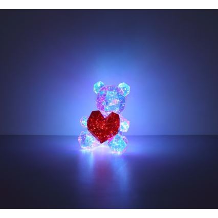 Globo - LED galda dekors dāvanu iepakojumā LED/6W/5V USB lācis