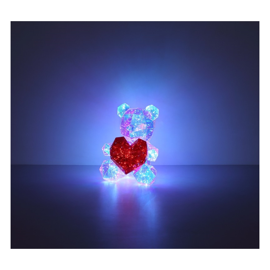 Globo - LED galda dekors dāvanu iepakojumā LED/6W/5V USB lācis