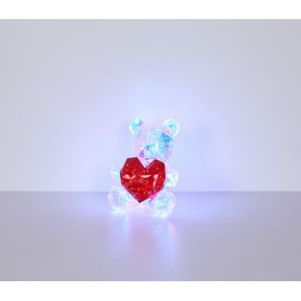 Globo - LED galda dekors dāvanu iepakojumā LED/6W/5V USB lācis
