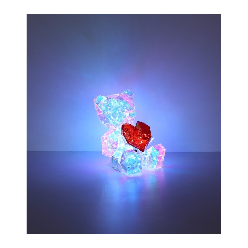 Globo - LED regulējama uzlādes galda dekorācija LED/3W/5V 1200 mAh lācis