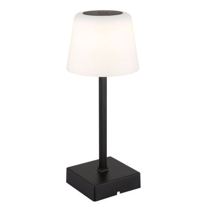 Globo - LED Aptumšojama skārienvadāma galda lampa LED/2W/5V 3000/4500/6500K 800 mAh melna