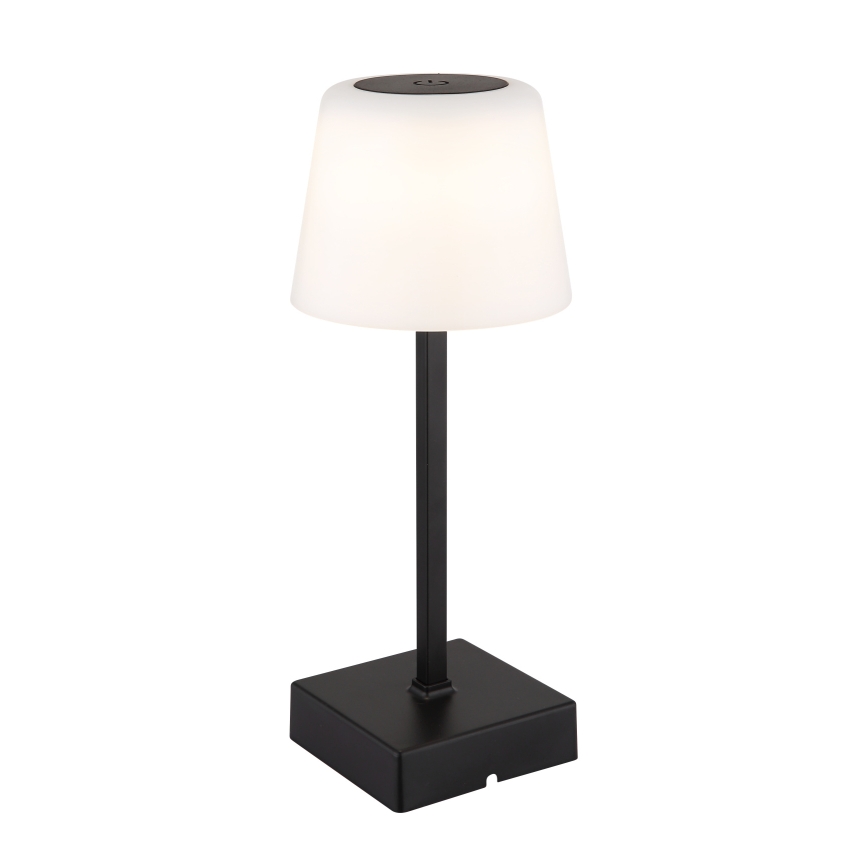 Globo - LED Aptumšojama skārienvadāma galda lampa LED/2W/5V 3000/4500/6500K 800 mAh melna