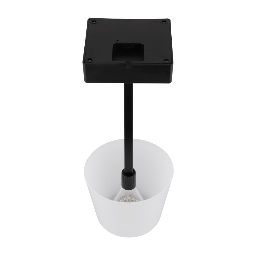 Globo - LED Aptumšojama skārienvadāma galda lampa LED/2W/5V 3000/4500/6500K 800 mAh melna