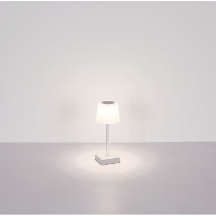 Globo - LED Aptumšojama skārienvadāma galda lampa LED/2W/5V 3000/4500/6500K 800 mAh sudraba