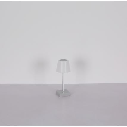 Globo - LED Aptumšojama skārienvadāma galda lampa LED/2W/5V 3000/4500/6500K 800 mAh sudraba