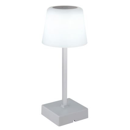 Globo - LED Aptumšojama skārienvadāma galda lampa LED/2W/5V 3000/4500/6500K 800 mAh sudraba
