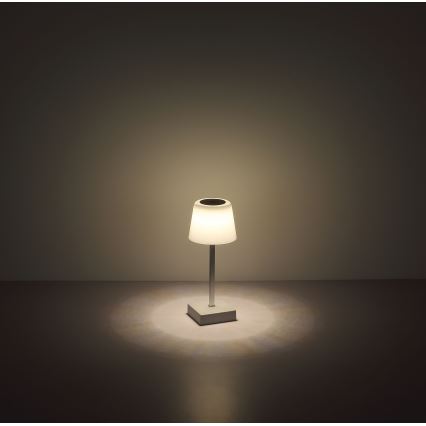 Globo - LED Aptumšojama skārienvadāma galda lampa LED/2W/5V 3000/4500/6500K 800 mAh balta