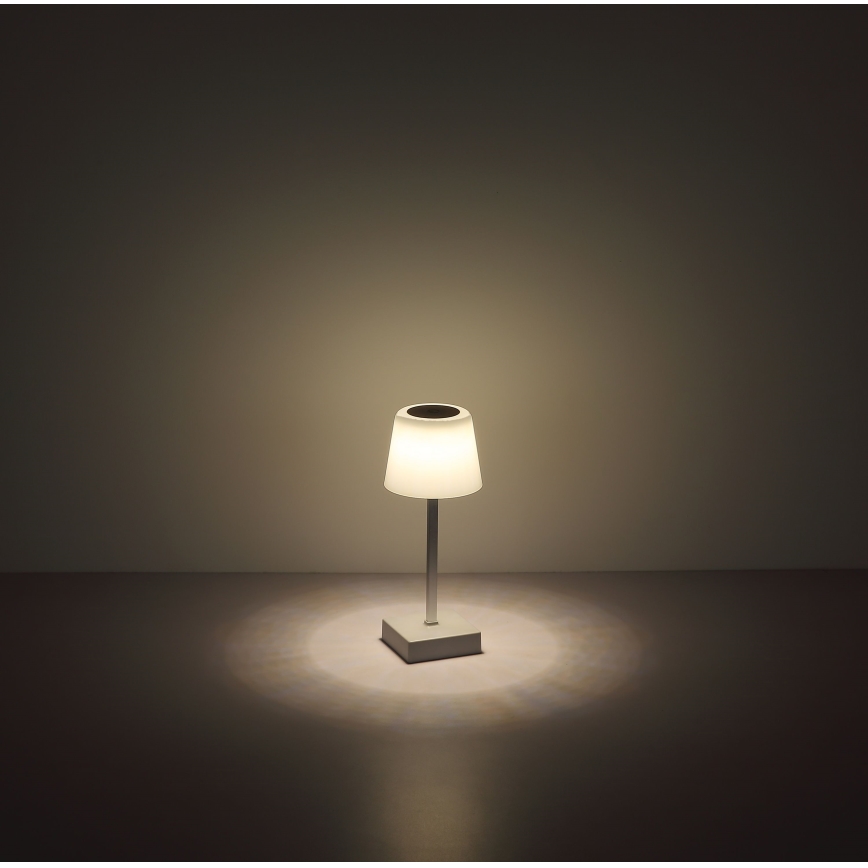 Globo - LED Aptumšojama skārienvadāma galda lampa LED/2W/5V 3000/4500/6500K 800 mAh balta