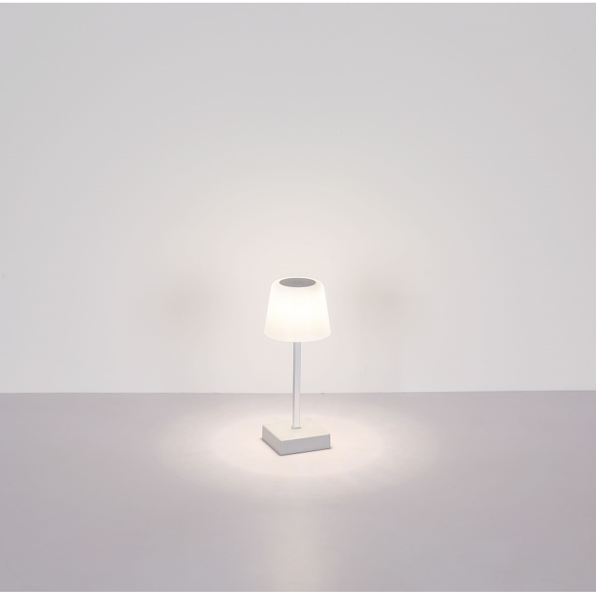 Globo - LED Aptumšojama skārienvadāma galda lampa LED/2W/5V 3000/4500/6500K 800 mAh balta
