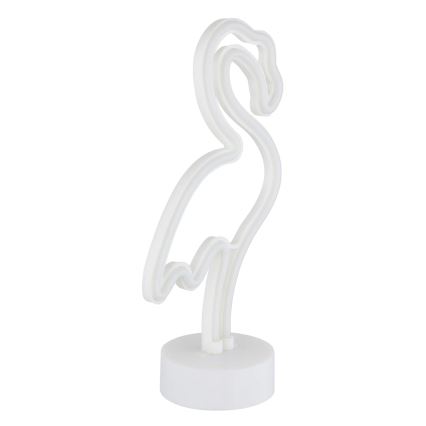 Globo - LED Neona galds rotājums LED/2W/3xAA flamingo