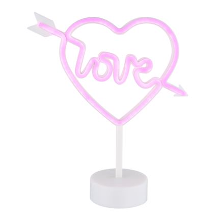 Globo - LED neona galda dekors LED/2W/3xAA sirds