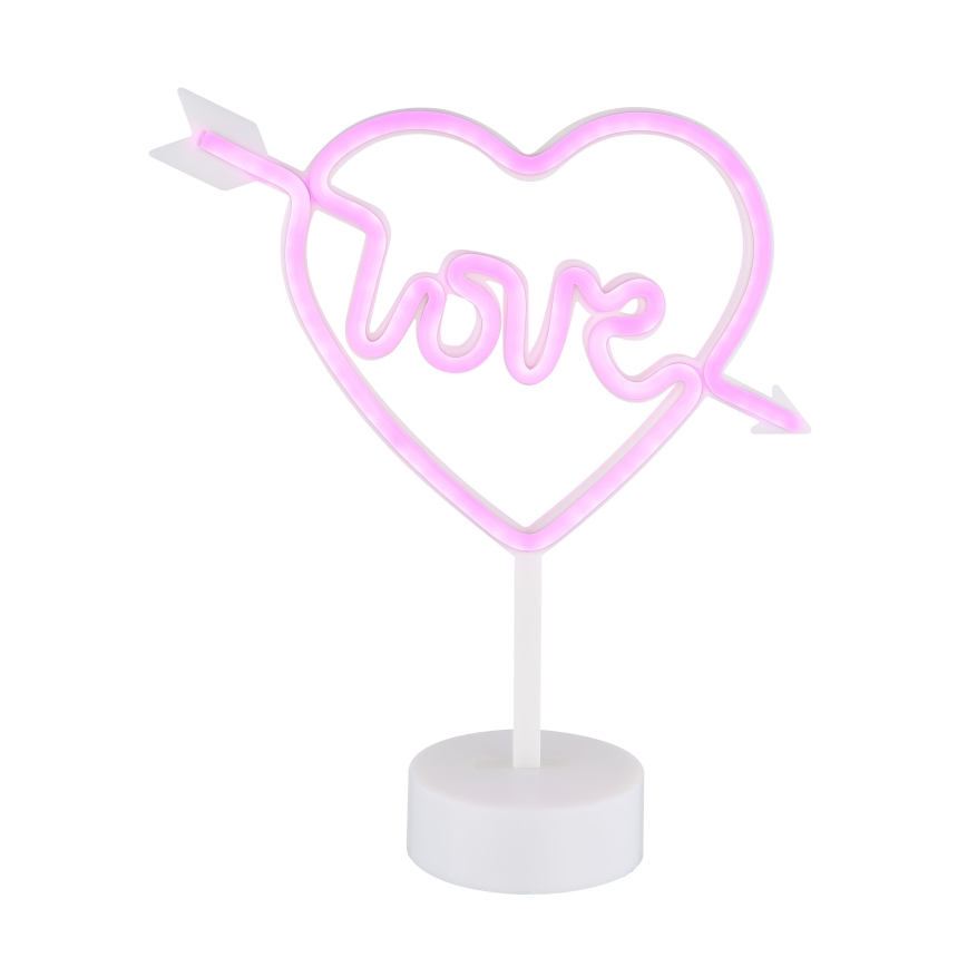 Globo - LED neona galda dekors LED/2W/3xAA sirds