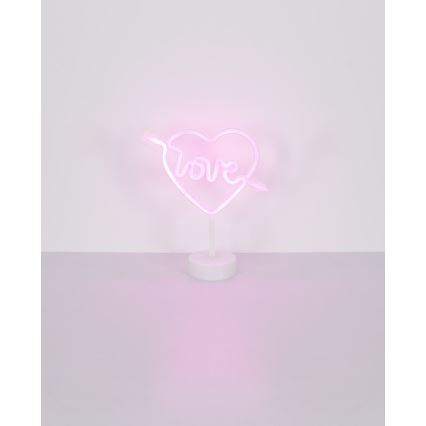 Globo - LED neona galda dekors LED/2W/3xAA sirds